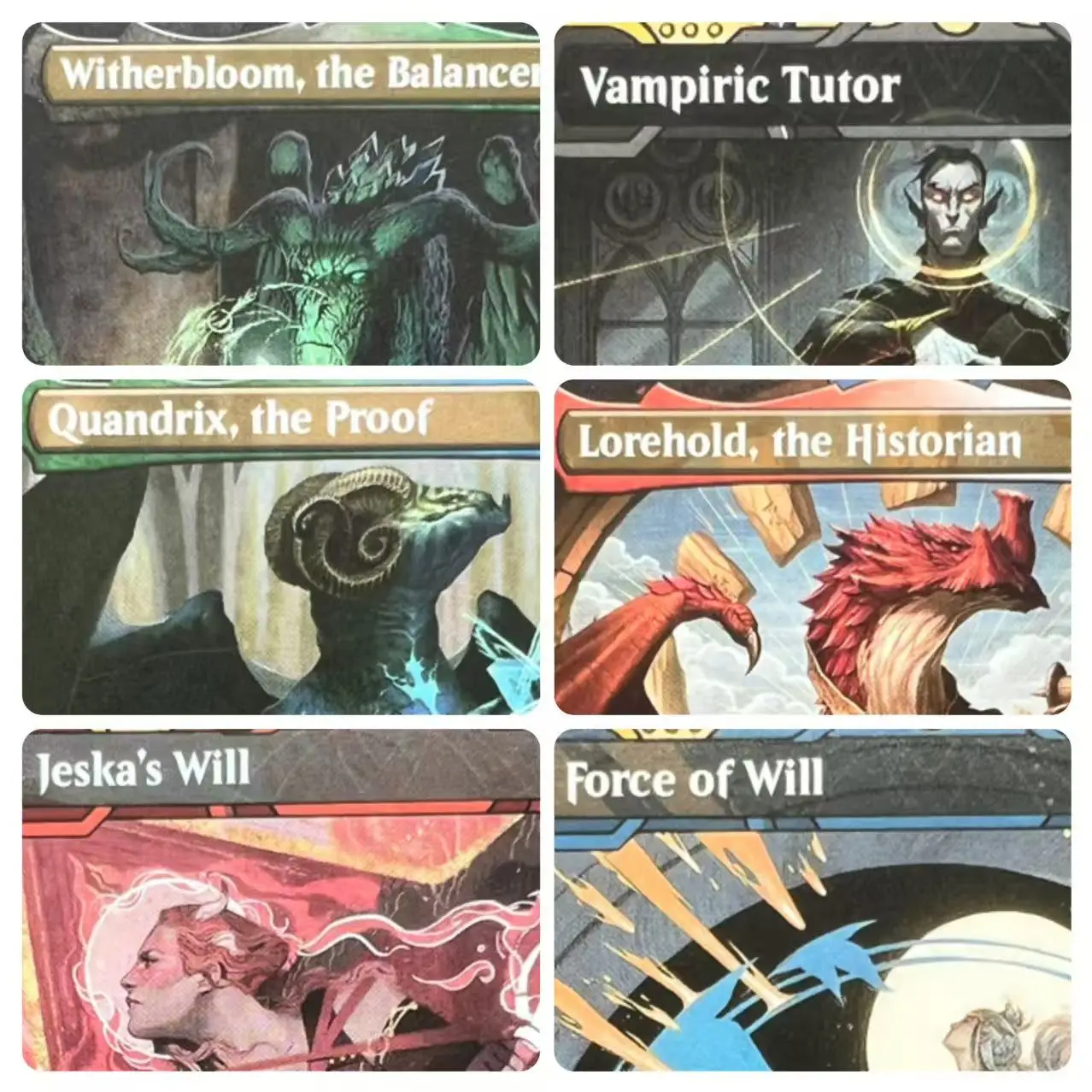 Selling Holo part SOS SOA STA Jeska's Will Vampiric Tutor Ring Emeritus of Ideation Culling the Weak best quality proxy card
Selling Holo part SOS SOA STA Jeska's Will Vampiric Tutor Ring Emeritus of Ideation Culling the Weak best quality proxy card