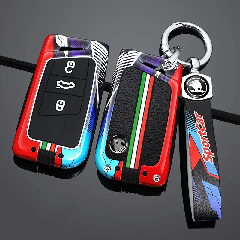 Sports Style Car Smart Remote Key Case Fob Cover Protector Holder Shell For Skoda Superb A7 Kodiaq Keyless Keychain Accessories
Sports Style Car Smart Remote Key Case Fob Cover Protector Holder Shell For Skoda Superb A7 Kodiaq Keyless Keychain Accessories
