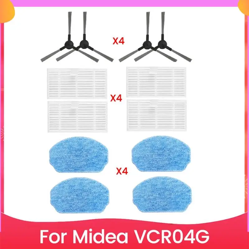 A23P 12 шт. боковая щетка Hepa фильтр ткань для швабры для Midea VCR04G робот-пылесос сменные аксессуары
A23P 12 шт. боковая щетка Hepa фильтр ткань для швабры для Midea VCR04G робот-пылесос сменные аксессуары