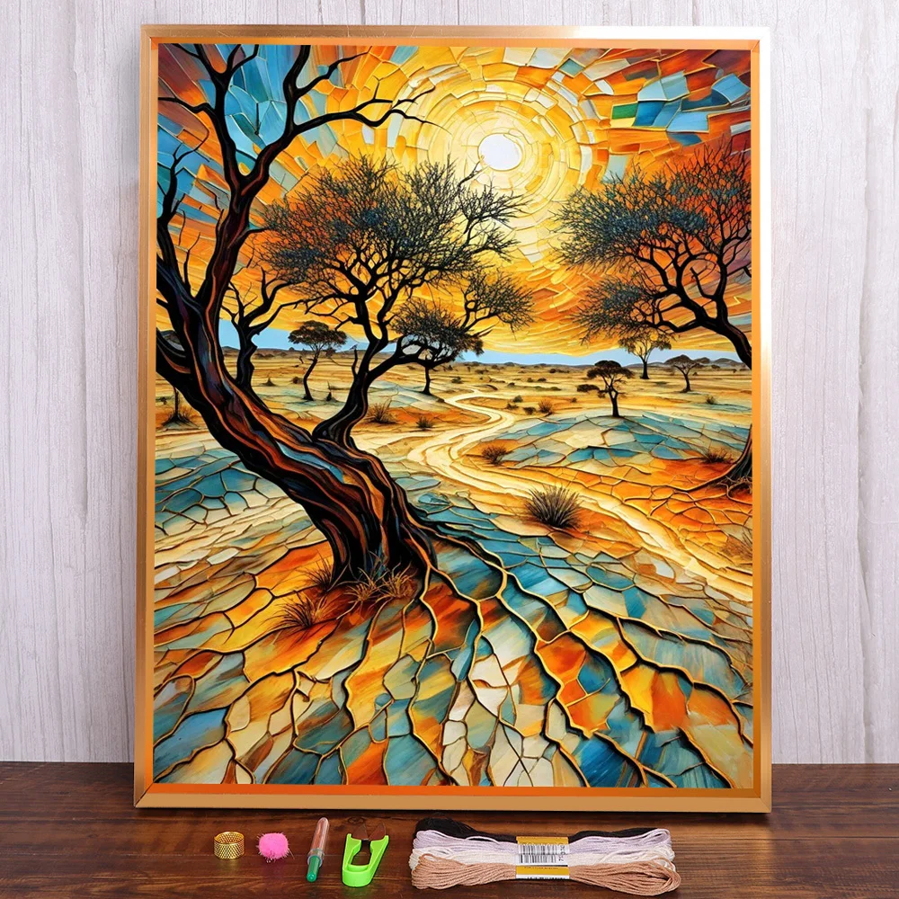 Landscape Sunsine Printed Canvas Cross Stitch Full Kit Embroidery Handmade Knitting Handiwork Painting Floss Different Counted
Landscape Sunsine Printed Canvas Cross Stitch Full Kit Embroidery Handmade Knitting Handiwork Painting Floss Different Counted