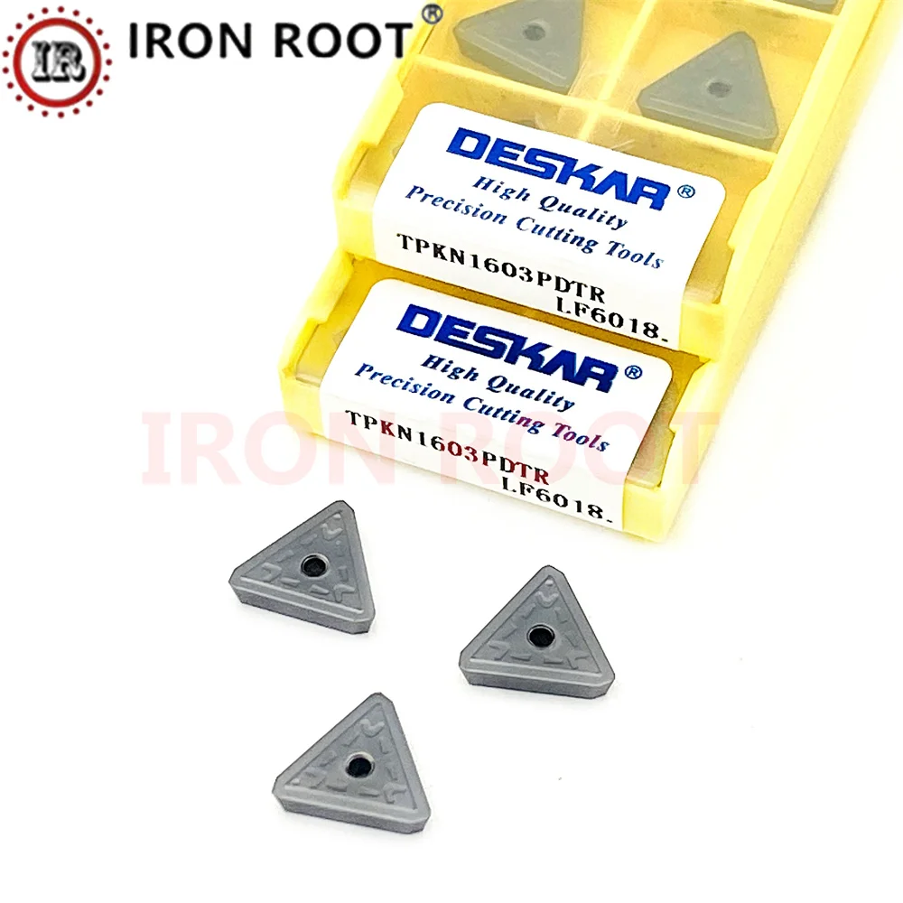 DESKAR Indexable Inserts TNKN1603PDTR, TPKN2204PDTR LF6018 Milling Inserts Tools Lathe Inserts CNC Cutting Turning Tools
DESKAR Indexable Inserts TNKN1603PDTR, TPKN2204PDTR LF6018 Milling Inserts Tools Lathe Inserts CNC Cutting Turning Tools
