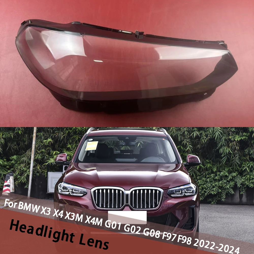 For BMW X3 X4 X3M X4M G01 G02 G08 F97 F98 2022 2023 2024 Headlamp Housing Cover Lampshade Shell Headlight Shade Lens Plexiglass
For BMW X3 X4 X3M X4M G01 G02 G08 F97 F98 2022 2023 2024 Headlamp Housing Cover Lampshade Shell Headlight Shade Lens Plexiglass
