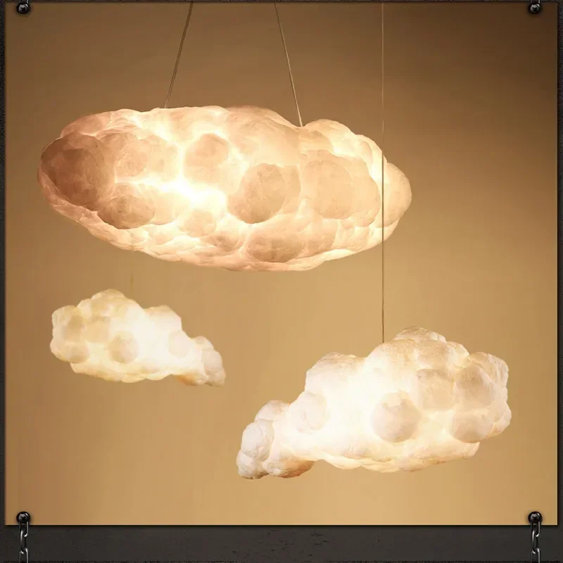 Floating White Cloud Chandelier Decorative Clouds Light Hotel Lobby Silk Art hanging chandelier Engineering
Floating White Cloud Chandelier Decorative Clouds Light Hotel Lobby Silk Art hanging chandelier Engineering