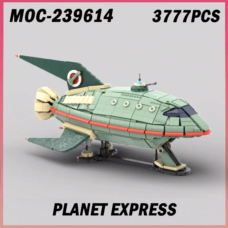 3777 шт. MOC-239614 Planet Express корабль модель космического корабля строительные блоки кирпичи украшение рабочего стола креативная сборка игрушки подарок
3777 шт. MOC-239614 Planet Express корабль модель космического корабля строительные блоки кирпичи украшение рабочего стола креативная сборка игрушки подарок