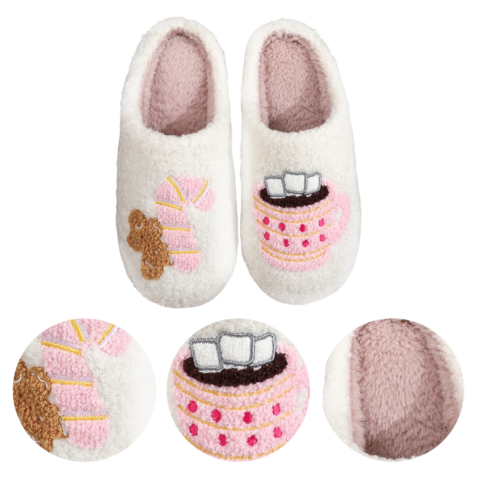 Unisex Christmas Slippers Cozy Fuzzy Slippers Cute Fuzzy Warm Slip On Slippers for Bedroom Living Room Garden Yard
Unisex Christmas Slippers Cozy Fuzzy Slippers Cute Fuzzy Warm Slip On Slippers for Bedroom Living Room Garden Yard
