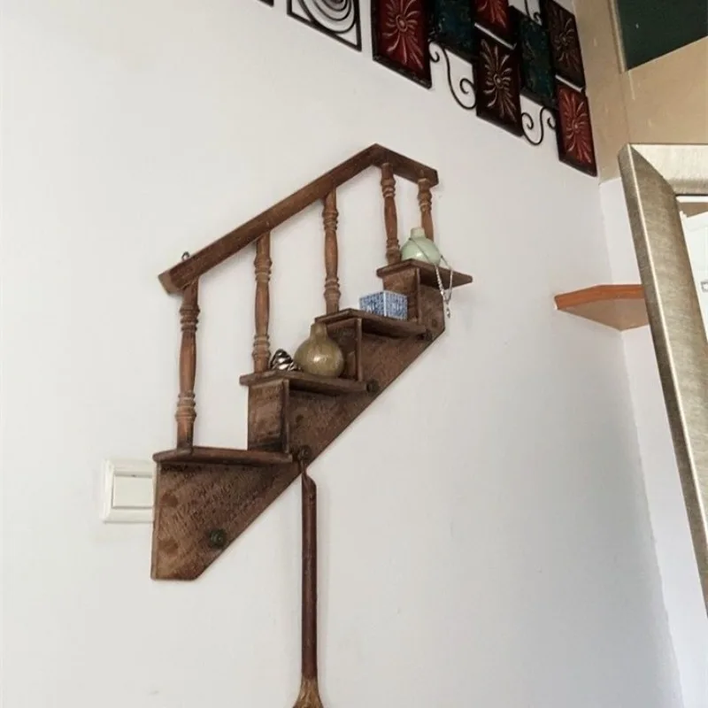 American Country Style Designer Home B&B Courtyard Decoration Retro Creative Staircase Style Wall-mounted Rack Home Decor
American Country Style Designer Home B&B Courtyard Decoration Retro Creative Staircase Style Wall-mounted Rack Home Decor