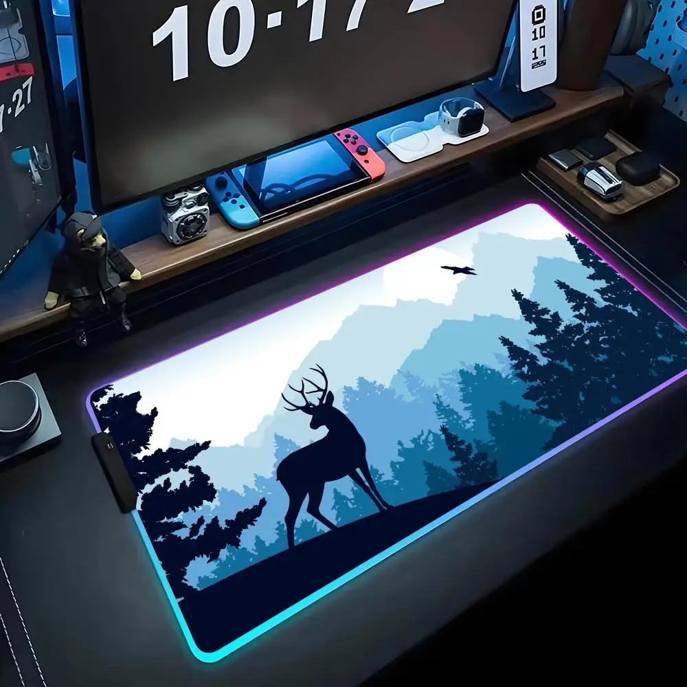 Аниме-коврик для мыши с RGB-подсветкой, большой игровой коврик для мыши, светодиодный коврик для ПК, светящийся коврик для мыши, большой коврик для клавиатуры, настольный коврик с подсветкой
Аниме-коврик для мыши с RGB-подсветкой, большой игровой коврик для мыши, светодиодный коврик для ПК, светящийся коврик для мыши, большой коврик для клавиатуры, настольный коврик с подсветкой