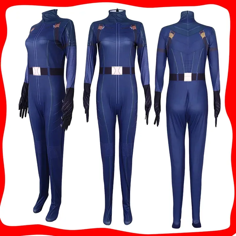Yelena Belova Blue Fantasy Cosplay Jumpsuit Women's Roleplay Costume Female Disguise Bodysuit for Halloween And Carnival
Yelena Belova Blue Fantasy Cosplay Jumpsuit Women's Roleplay Costume Female Disguise Bodysuit for Halloween And Carnival