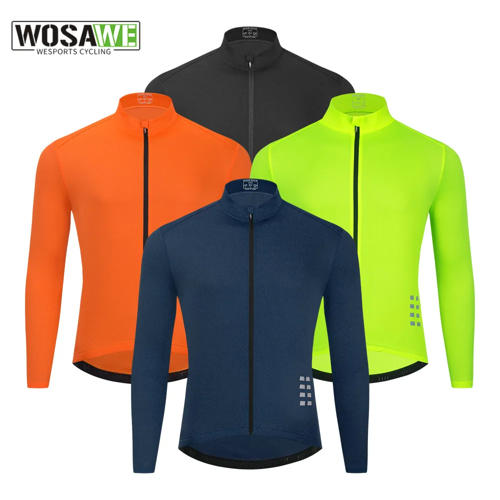 WOSAWE Spring Cycling Jerseys Men Bicycle Sportswear Breathable Cycle Downhill MTB Reflective Long Sleeve Clothing Bike Shirts
WOSAWE Spring Cycling Jerseys Men Bicycle Sportswear Breathable Cycle Downhill MTB Reflective Long Sleeve Clothing Bike Shirts