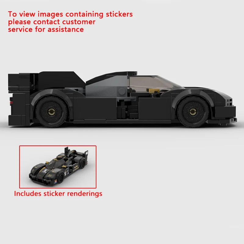 Speed Racing Car Model MOC Building Bricks WEC IMSA Le Mans Modular Technology Children Holiday Gifts Assemble Toys Suit
Speed Racing Car Model MOC Building Bricks WEC IMSA Le Mans Modular Technology Children Holiday Gifts Assemble Toys Suit