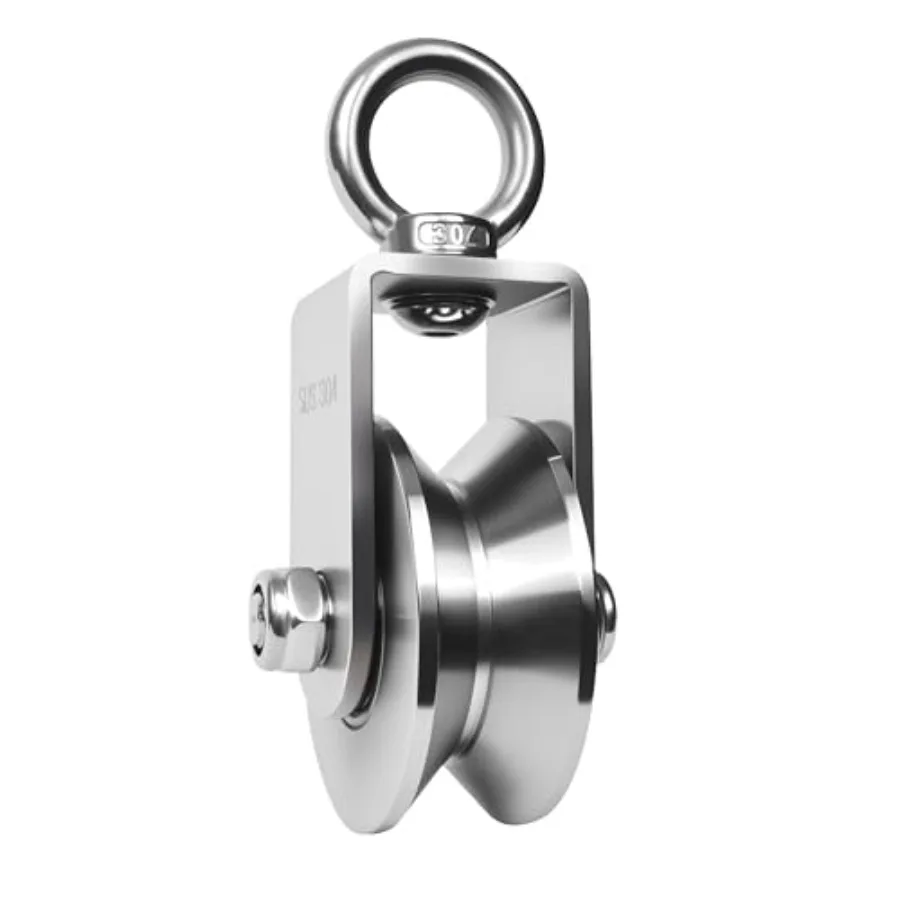 Pack Cable Pulley Wheel30 Stainless Steel Swivel Pulley for Cable U Groove with Ball Bearing Detachable 360 Degree Rotation for
Pack Cable Pulley Wheel30 Stainless Steel Swivel Pulley for Cable U Groove with Ball Bearing Detachable 360 Degree Rotation for