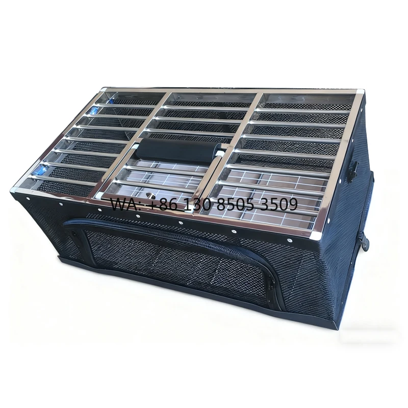 Durable Foldable Portable Stainless Steel Transport Pigeon Cage Multiple Size 60/70/80cm Flying Breeding Bird House Indoor
Durable Foldable Portable Stainless Steel Transport Pigeon Cage Multiple Size 60/70/80cm Flying Breeding Bird House Indoor
