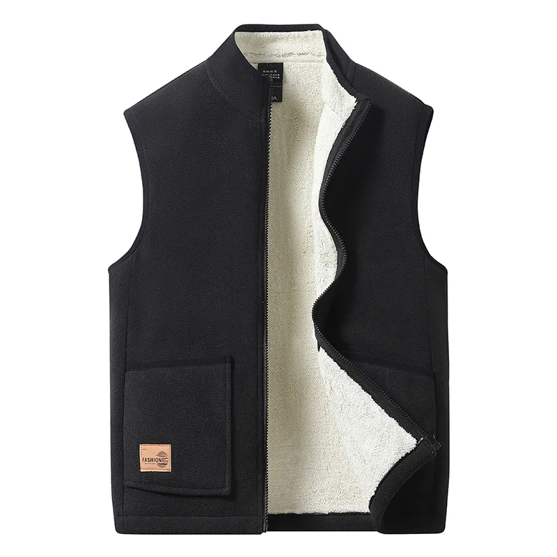 Jacket Men Vest Men Zipper Lamb Cashmere Waistcoat Men Brand Winter Mens Fleece Warm Jacket Sleeveless Casual Winter Waistcoat
Jacket Men Vest Men Zipper Lamb Cashmere Waistcoat Men Brand Winter Mens Fleece Warm Jacket Sleeveless Casual Winter Waistcoat