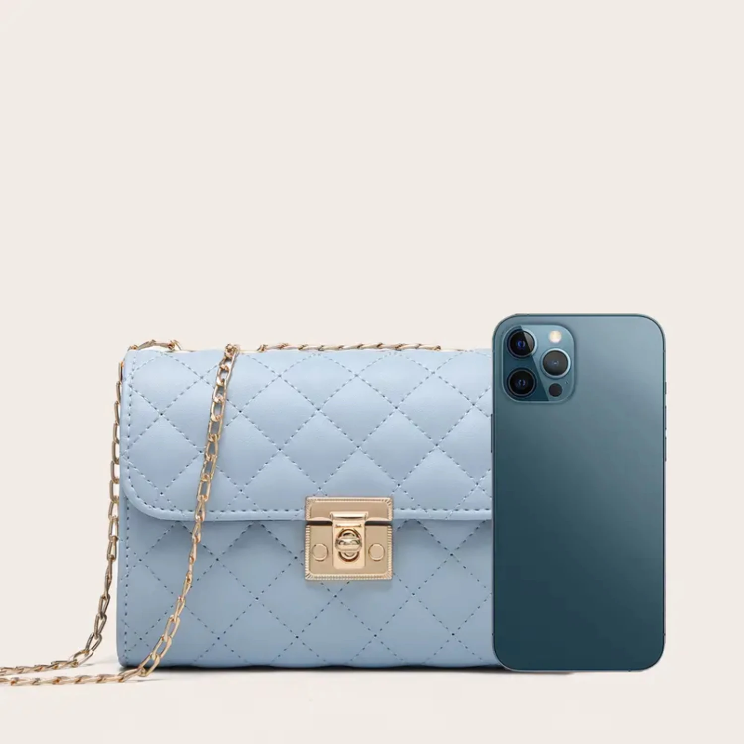 Fashionable Quilted Chain Crossbody Shoulder Bag for Stylish Ladies, Versatile and Elegant Women's Bag, Trendy
Fashionable Quilted Chain Crossbody Shoulder Bag for Stylish Ladies, Versatile and Elegant Women's Bag, Trendy