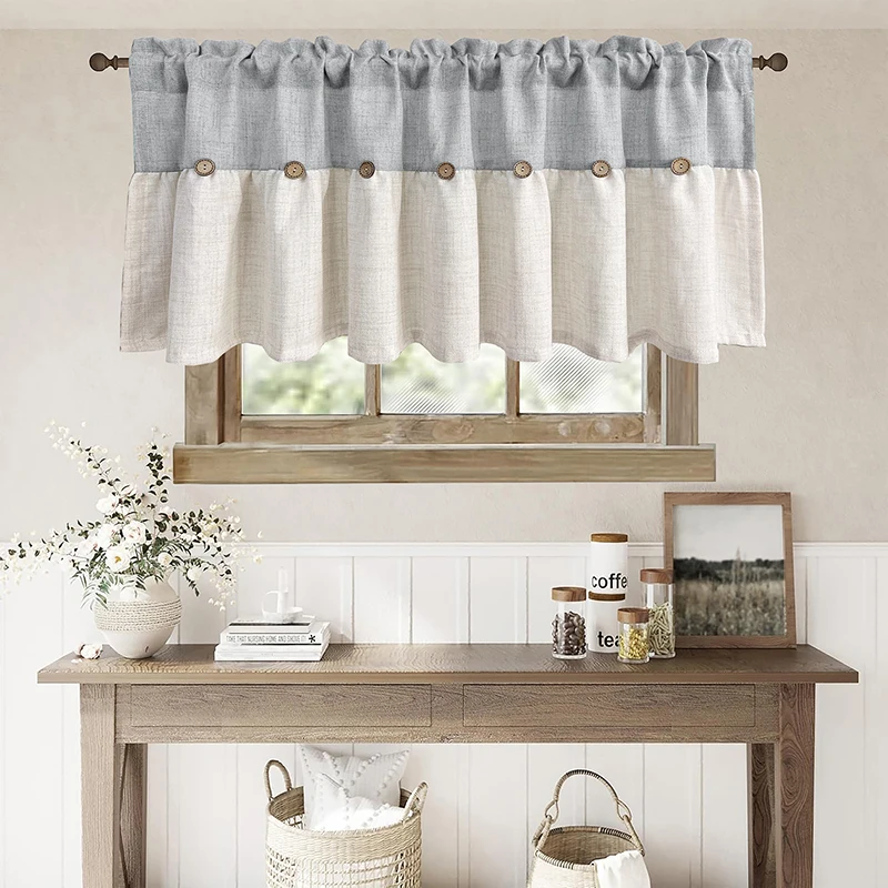 Japanese Style Creative Gray Spliced Cafe Curtain Retro Imitation Linen Half Curtain For Kitchen Living Room Small Window Custom
Japanese Style Creative Gray Spliced Cafe Curtain Retro Imitation Linen Half Curtain For Kitchen Living Room Small Window Custom