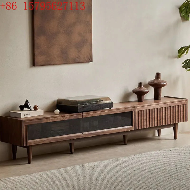 North American black walnut TV cabinet, living room, household storage and storage integrated floor cabinet
North American black walnut TV cabinet, living room, household storage and storage integrated floor cabinet