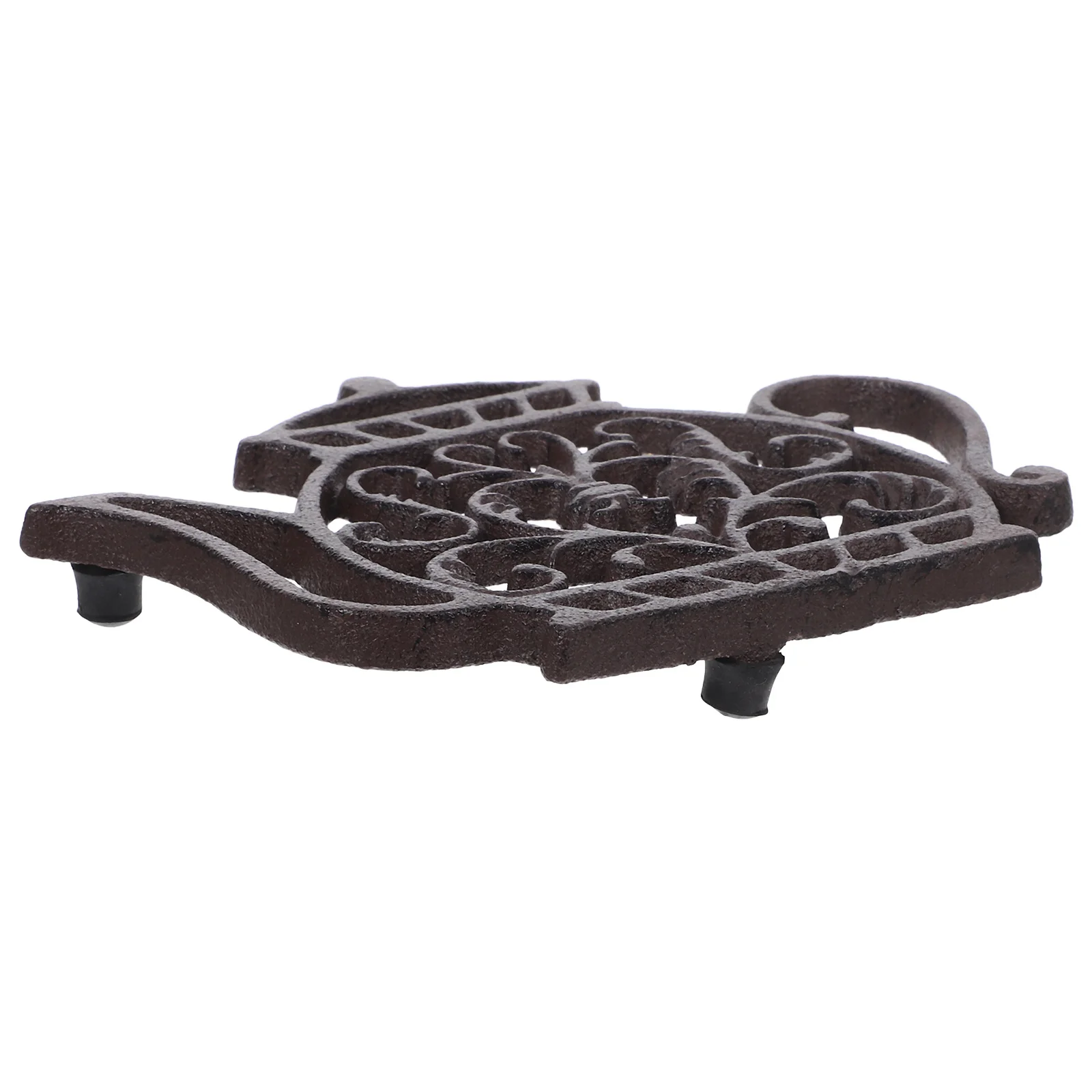 Cast Iron Decorative Teapot Trivet Heat Resistant Non Slip Metal Pot Pad for Kitchen Table Dining Room Insulated Pot Mat
Cast Iron Decorative Teapot Trivet Heat Resistant Non Slip Metal Pot Pad for Kitchen Table Dining Room Insulated Pot Mat