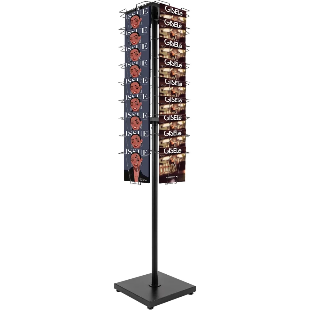 36 Pocket Rotating Magazine Rack Brochure Display Stand Floor Standing Literature Display Stand for Offices Organizer Trade Show
36 Pocket Rotating Magazine Rack Brochure Display Stand Floor Standing Literature Display Stand for Offices Organizer Trade Show