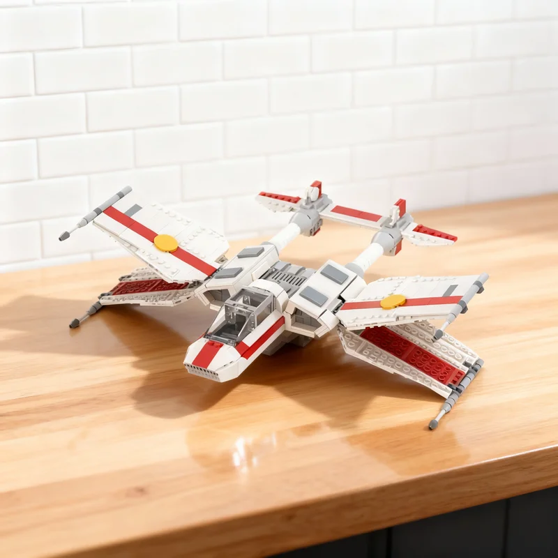 760pcs MOC Star Battle X TwinTail Starfighter Model Building Blocks Architecture Christmas Gifts Idea Education Toy Brick
760pcs MOC Star Battle X TwinTail Starfighter Model Building Blocks Architecture Christmas Gifts Idea Education Toy Brick