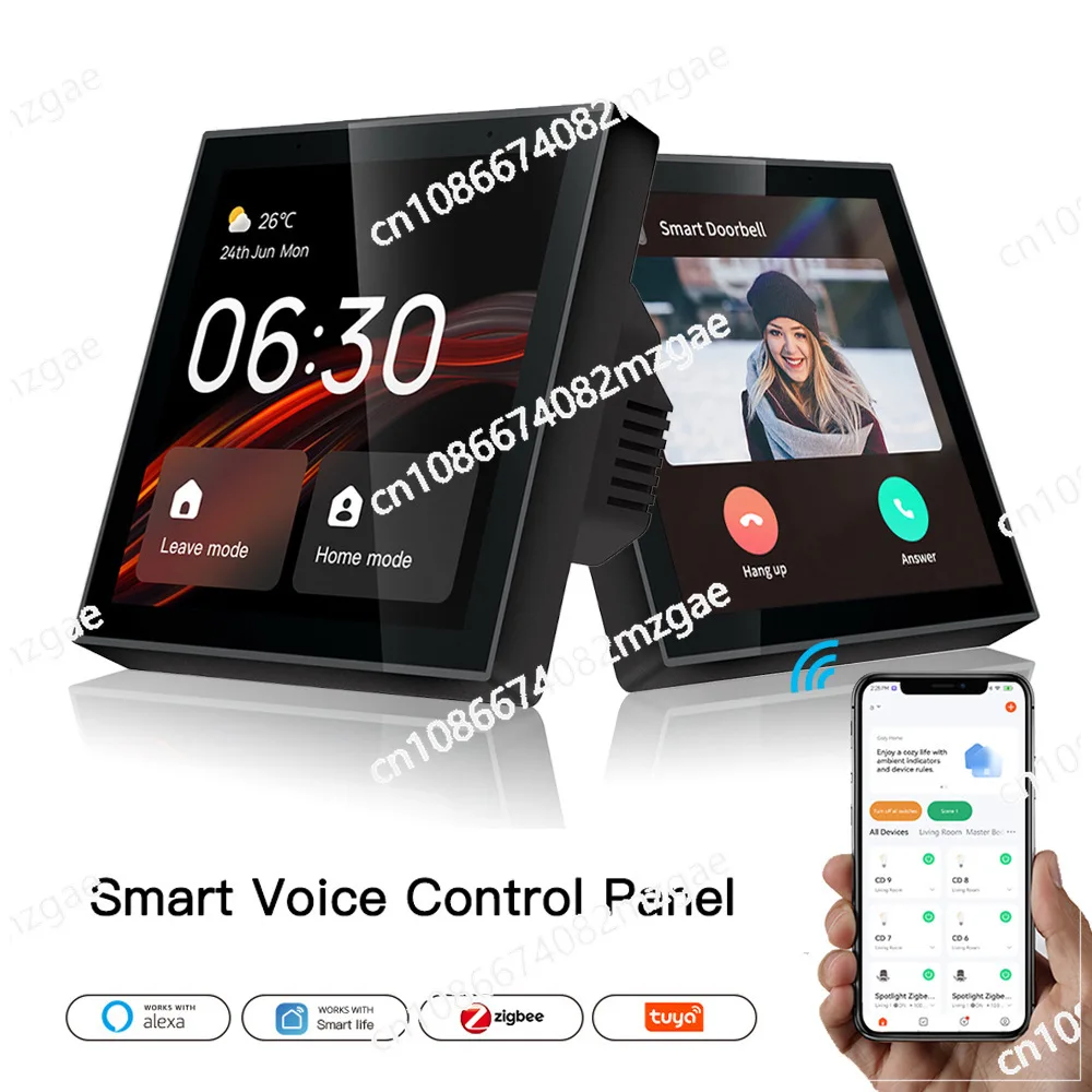 Smart home 4-inch full-screen control panel intelligent central control, gateway linux version
Smart home 4-inch full-screen control panel intelligent central control, gateway linux version
