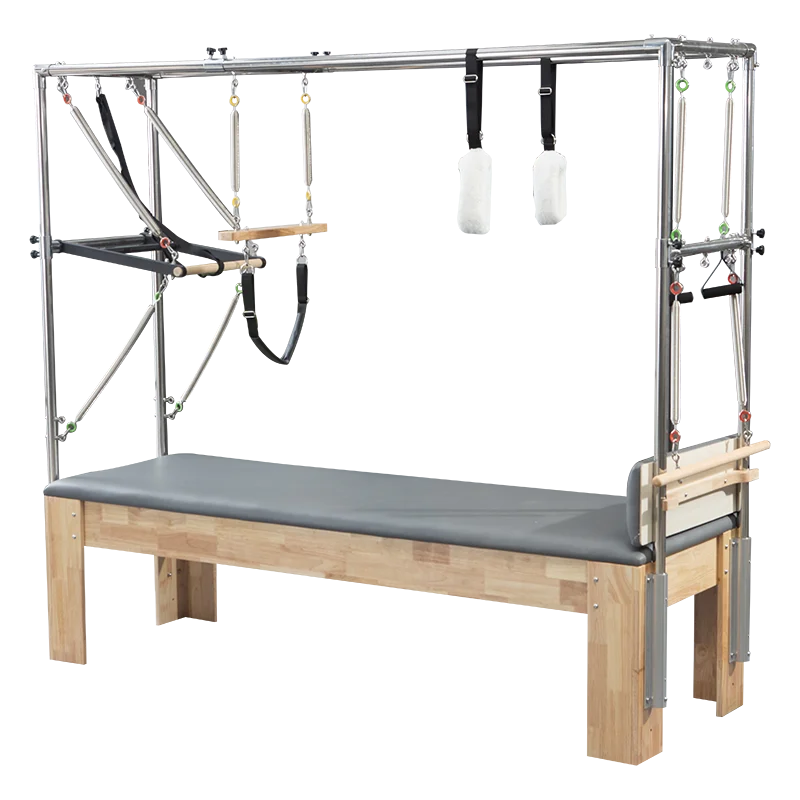 Deren Home Studio Professional White Custom Sports Equipments Wooden Bed Reformer Pilates
Deren Home Studio Professional White Custom Sports Equipments Wooden Bed Reformer Pilates