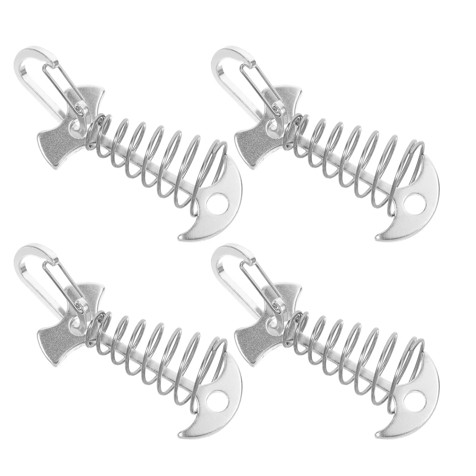 4pcs Fish Bone Nails for Tent Accessories Spring Buckles Camping Outdoor Stainless Steel Pegs Adjustable Deck Clips
4pcs Fish Bone Nails for Tent Accessories Spring Buckles Camping Outdoor Stainless Steel Pegs Adjustable Deck Clips