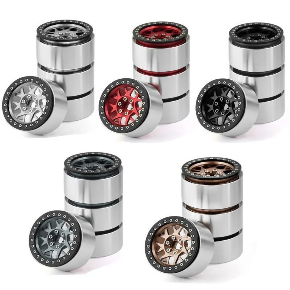 4pcs 2.2-inch aluminum alloy wheels for 1/10 RC Crawler Car AXIAL SCX10 90046 RC4WD Wraith Traxxas TRX4 Defender Upgrade Parts
4pcs 2.2-inch aluminum alloy wheels for 1/10 RC Crawler Car AXIAL SCX10 90046 RC4WD Wraith Traxxas TRX4 Defender Upgrade Parts