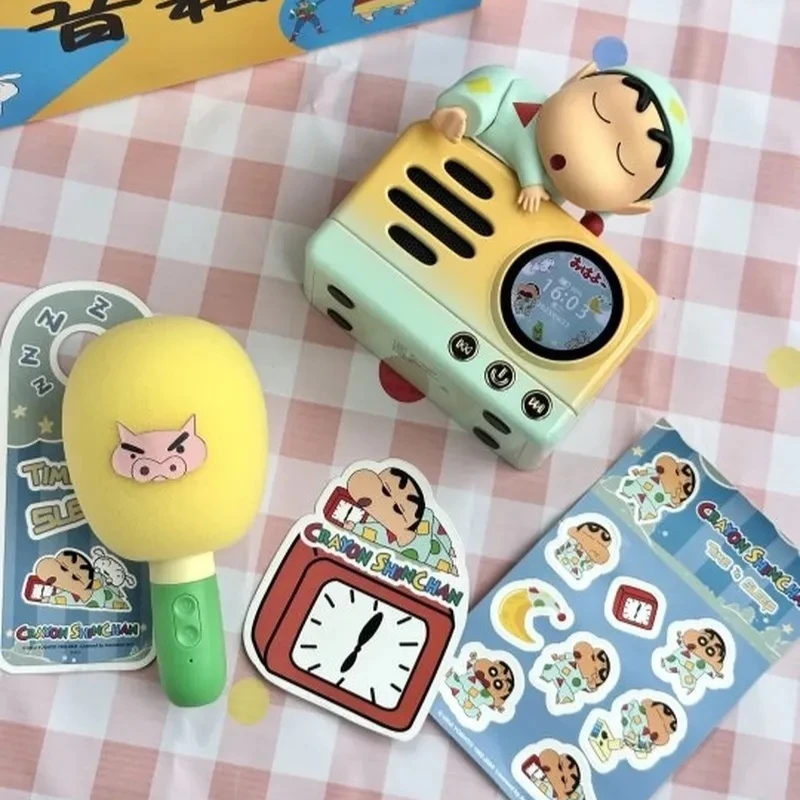 Crayon Shin-Chan аниме Bluetooth динамик микрофон набор Kawaii мини настольные украшения подарок для девочек с карандашом Шин-Чан тема
Crayon Shin-Chan аниме Bluetooth динамик микрофон набор Kawaii мини настольные украшения подарок для девочек с карандашом Шин-Чан тема
