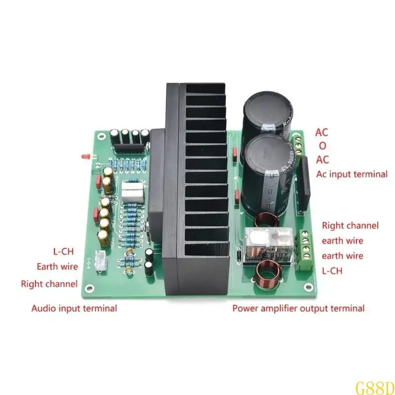 G88D High End 200Wx2 Double Channel Amplifier Board for Enhanced Sound Experience
G88D High End 200Wx2 Double Channel Amplifier Board for Enhanced Sound Experience