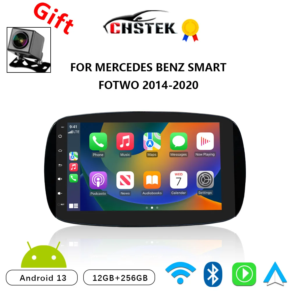 CHSTEK Android 13 Car Radio Carplay For Mercedes Benz Smart Fotwo 3 A453 C453 2014-2020 Multimedia Bluetooth GPS WIFI 4G Stereo
CHSTEK Android 13 Car Radio Carplay For Mercedes Benz Smart Fotwo 3 A453 C453 2014-2020 Multimedia Bluetooth GPS WIFI 4G Stereo