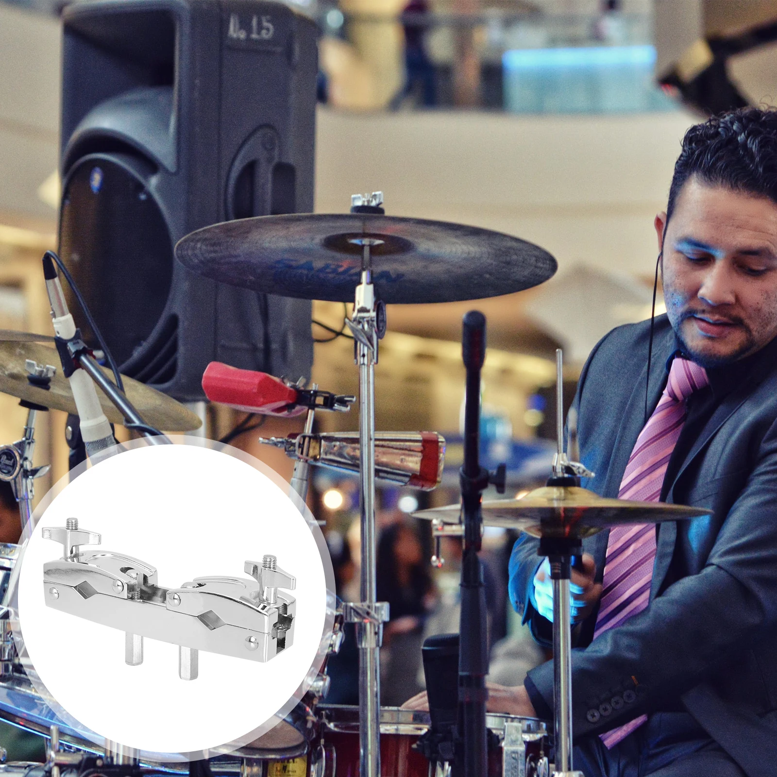 Set Durable Iron Double Drum Cowbell Clip Sided Clamp Mount Cymbal St Drum Kit Cowbell Holder Attachment Clip Bracket
Set Durable Iron Double Drum Cowbell Clip Sided Clamp Mount Cymbal St Drum Kit Cowbell Holder Attachment Clip Bracket