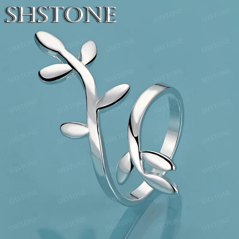 Fine 925 Sterling Silver Tree Branch Rings For Women Engagement Wedding Birthday Party Fashion Jewelry Lady Christmas Gifts
Fine 925 Sterling Silver Tree Branch Rings For Women Engagement Wedding Birthday Party Fashion Jewelry Lady Christmas Gifts