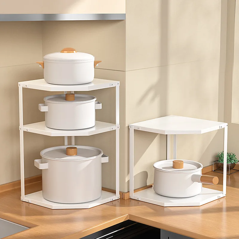 Cookware Storage Rack Kitchen Countertop Corner Shelf Household under-Sink Rack Cabinet Triangle Storage Rack
Cookware Storage Rack Kitchen Countertop Corner Shelf Household under-Sink Rack Cabinet Triangle Storage Rack