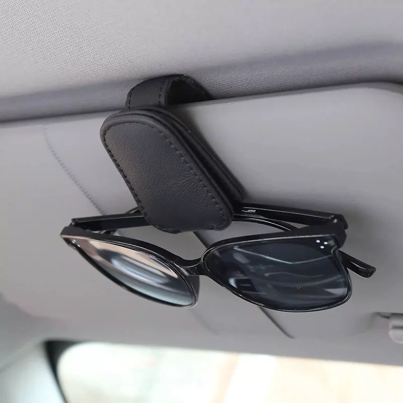 Universal Hanging Protective Practical Car Glasses Holder Strong Magnet Sunglasses Clip PU Leather Sun Visor Space Saving
Universal Hanging Protective Practical Car Glasses Holder Strong Magnet Sunglasses Clip PU Leather Sun Visor Space Saving