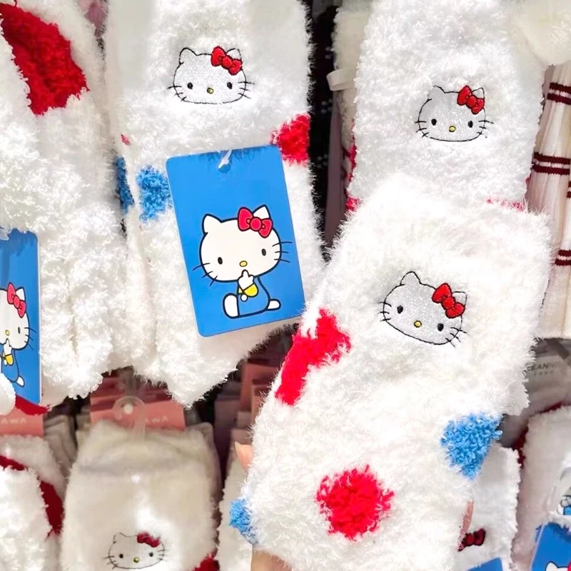 Kawaii Polka Dot Coral Velvet Hello Kitty Cute Charms Harajuku Japanese Girls Warm Socks Birthday Gift
Kawaii Polka Dot Coral Velvet Hello Kitty Cute Charms Harajuku Japanese Girls Warm Socks Birthday Gift