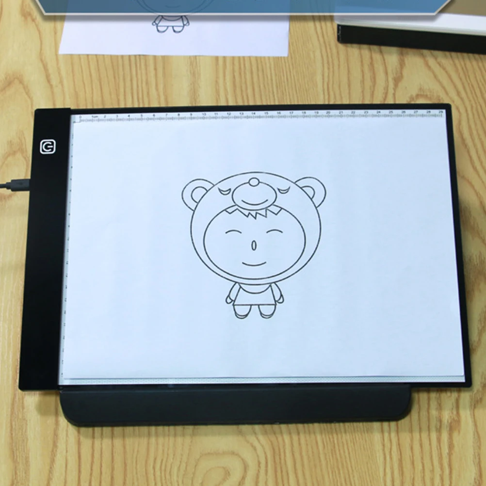 LED Drawing Board Light Pad Illuminating A4 Copy Lightbox Writing Desk Black Border
LED Drawing Board Light Pad Illuminating A4 Copy Lightbox Writing Desk Black Border