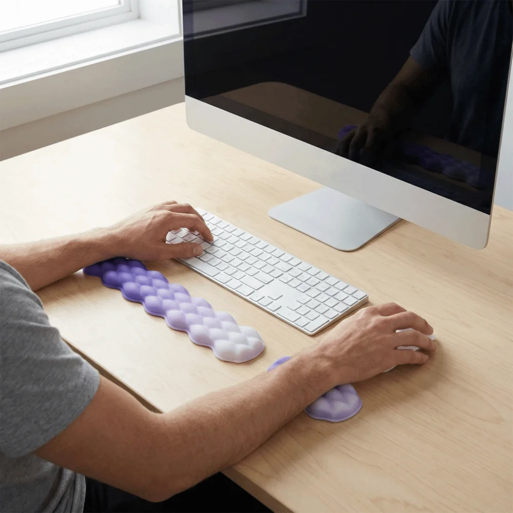Ergonomic Wrist Support Mouse Pad Slow Rebound Non-Slip Keyboard Hand Cushion Creative Comfortable Hand Support Pillow
Ergonomic Wrist Support Mouse Pad Slow Rebound Non-Slip Keyboard Hand Cushion Creative Comfortable Hand Support Pillow