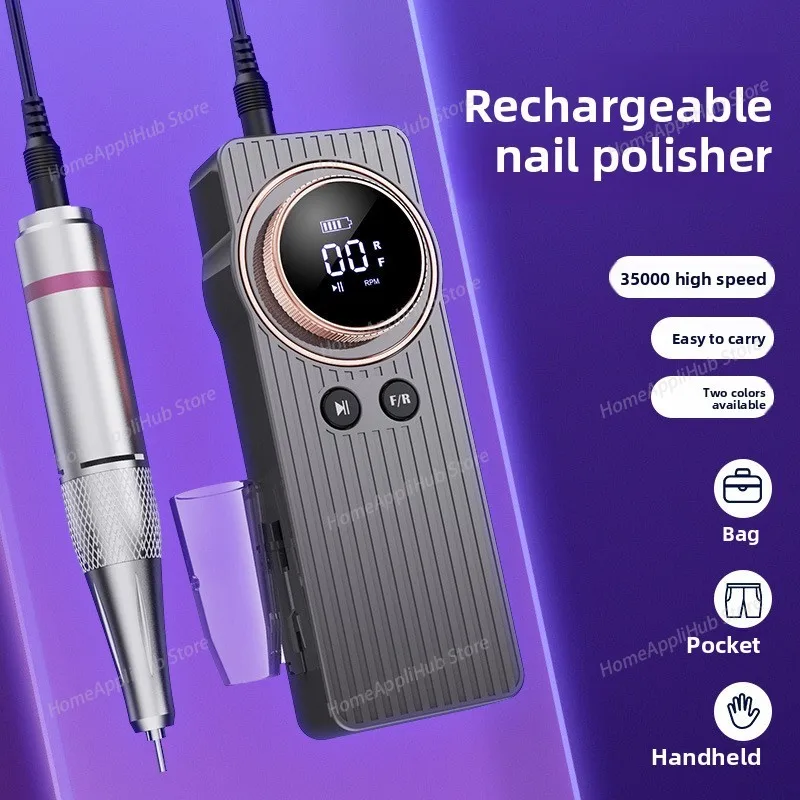 Portableusb Charging 35000RPMNail Drill Machine for Removing Gel Polish and Cuticle, Nail Grinding machine For Manicure Use
Portableusb Charging 35000RPMNail Drill Machine for Removing Gel Polish and Cuticle, Nail Grinding machine For Manicure Use