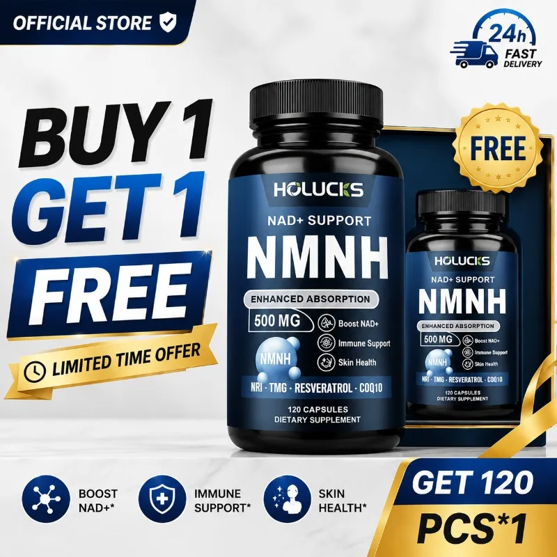 BOGO Free NMNH NAD+ Support Supplements, with Resveratrol & COQ10, Support Anti-Aging, Cellular Repair & Immune Health
BOGO Free NMNH NAD+ Support Supplements, with Resveratrol & COQ10, Support Anti-Aging, Cellular Repair & Immune Health