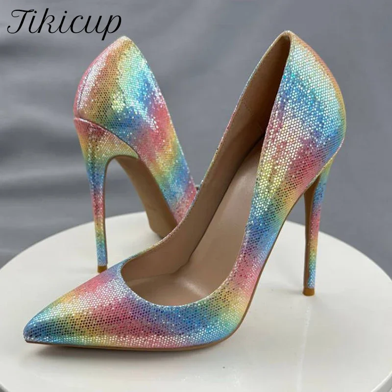 2025 New Arrival Rainbow Colorful Stiletto Pumps Women Sexy Pointed Toe 12cm Extemely High Heels Ladies Party Club Dress Shoes
2025 New Arrival Rainbow Colorful Stiletto Pumps Women Sexy Pointed Toe 12cm Extemely High Heels Ladies Party Club Dress Shoes