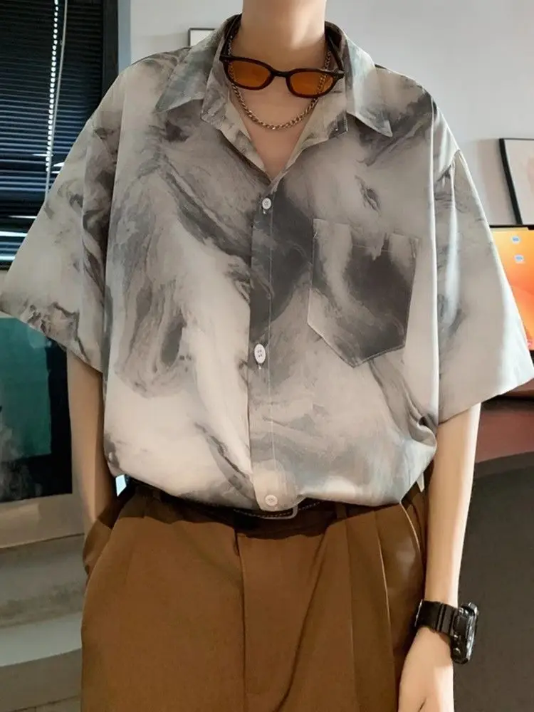 Men's Short Sleeve Vintage Beach Shirt Summer New Patterned Dye Casual Premium Quality Fashion Top
Men's Short Sleeve Vintage Beach Shirt Summer New Patterned Dye Casual Premium Quality Fashion Top