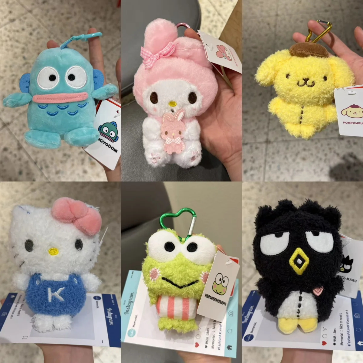 Плюшевые игрушки Sanrio Hello Kitty, Melody, Cinnamoroll, Keroppi, Badbadtz-Maru, брелоки-подвески в стиле аниме, мягкие плюшевые игрушки, подарок для детей
Плюшевые игрушки Sanrio Hello Kitty, Melody, Cinnamoroll, Keroppi, Badbadtz-Maru, брелоки-подвески в стиле аниме, мягкие плюшевые игрушки, подарок для детей