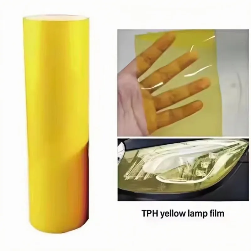 XPEL TPH Yellow Car Lamp Film Car 0.3X15M Headlight Taillight Fog Light Tint Film Light Protective Film Sticker Anti Scratch
XPEL TPH Yellow Car Lamp Film Car 0.3X15M Headlight Taillight Fog Light Tint Film Light Protective Film Sticker Anti Scratch