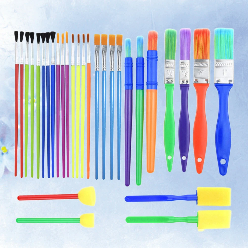Kids Painting Brush Set Sponges Art Supplies Toy Crafts Creative Tools For Children Safe Educational Use Cultivate Imagination
Kids Painting Brush Set Sponges Art Supplies Toy Crafts Creative Tools For Children Safe Educational Use Cultivate Imagination