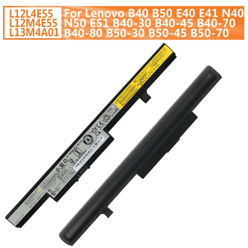 Запасной аккумулятор L12L4E55 L12M4E55 L13M4A01 для Lenovo B40 B50 E40 E41 N40 N50 E51 B40-30 E41-70 E41-80 N40-30 N40-45 N50-70
Запасной аккумулятор L12L4E55 L12M4E55 L13M4A01 для Lenovo B40 B50 E40 E41 N40 N50 E51 B40-30 E41-70 E41-80 N40-30 N40-45 N50-70
