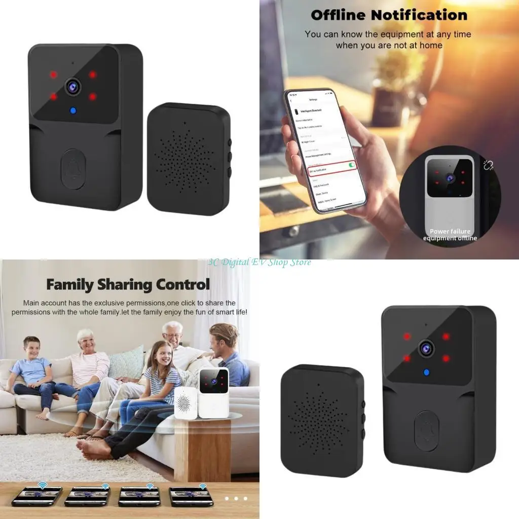 E74D Security Doorbell Wireless Video Doorbell Intercom System Doorbell
E74D Security Doorbell Wireless Video Doorbell Intercom System Doorbell
