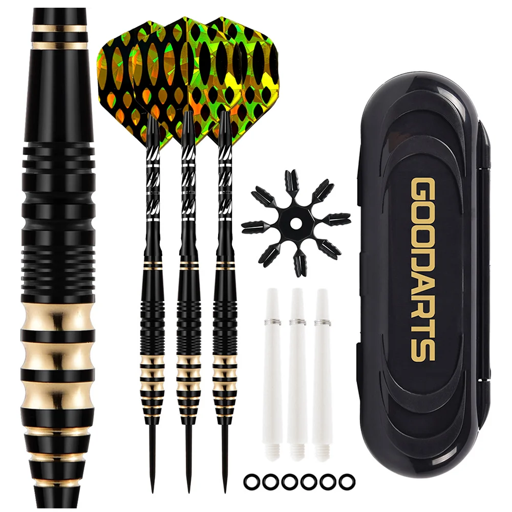 24g Professional Steel Tip Darts Set 3PCS Metal Dart with Extra Shafts & Storage Case Premium Darts for Adult Competition
24g Professional Steel Tip Darts Set 3PCS Metal Dart with Extra Shafts & Storage Case Premium Darts for Adult Competition