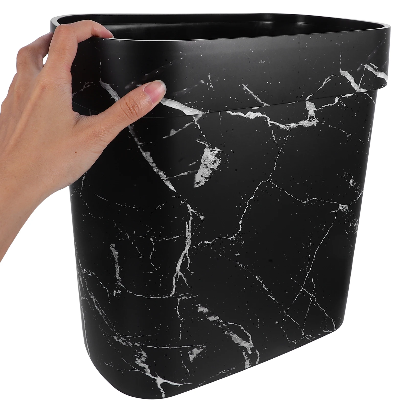 Marbled Trash Can White Bathroom Baskets Kitchen Garbage Bin Storage Bucket Plastic Wastebasket Modern Simple Design Easy Clean
Marbled Trash Can White Bathroom Baskets Kitchen Garbage Bin Storage Bucket Plastic Wastebasket Modern Simple Design Easy Clean