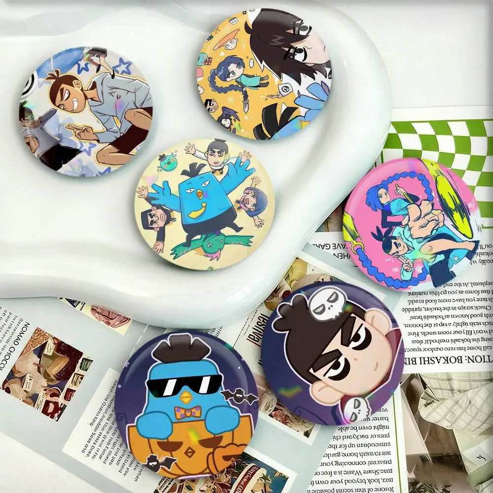 Scissor Seven Badges 25 32 44 58 75 mm Round Fans Collect Friends Gifts Brooch Souvenir
Scissor Seven Badges 25 32 44 58 75 mm Round Fans Collect Friends Gifts Brooch Souvenir