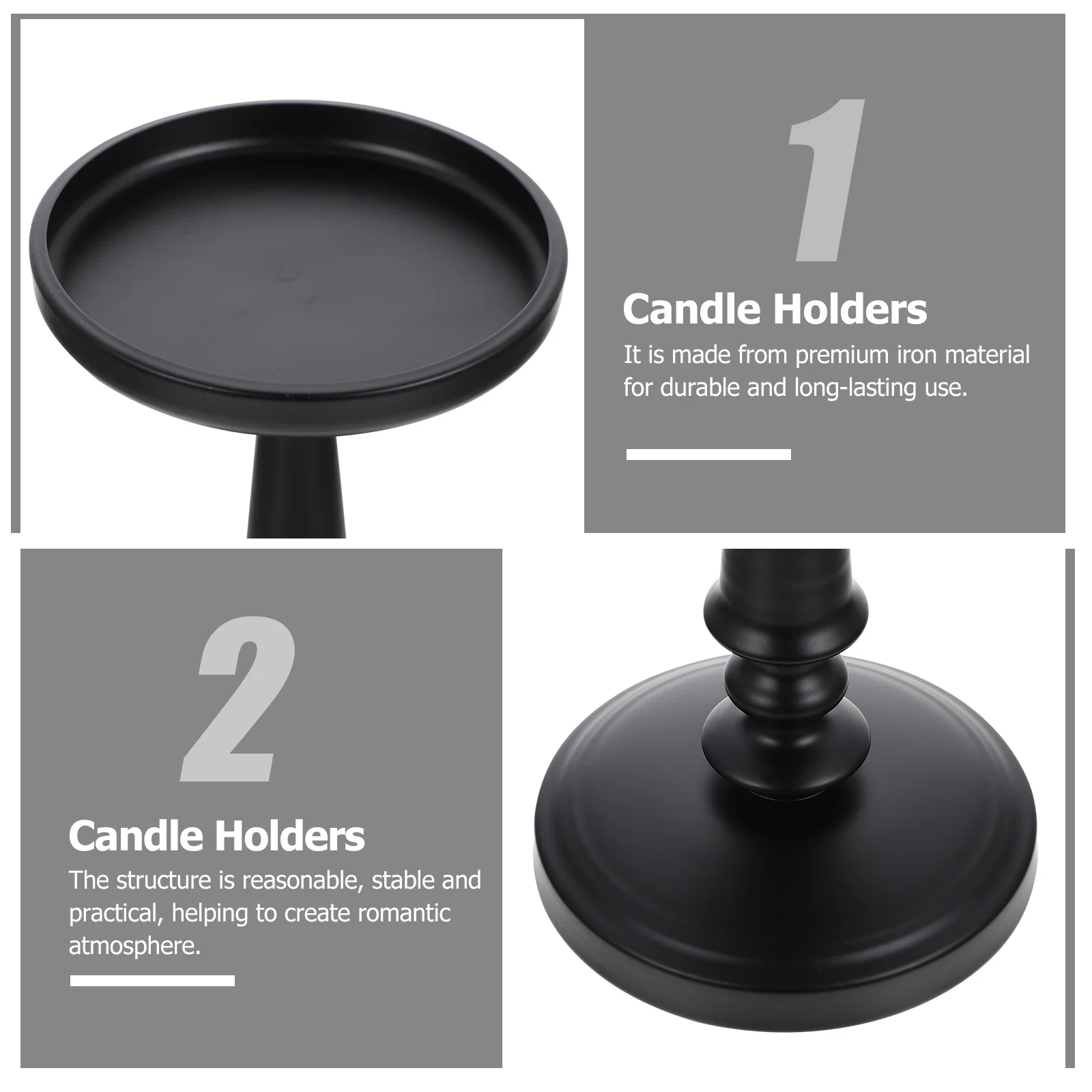 3Pcs Iron Art Holders Stable Structure Decorative Candlestick Creative Stand for Dining Table Tabletop Adornment
3Pcs Iron Art Holders Stable Structure Decorative Candlestick Creative Stand for Dining Table Tabletop Adornment